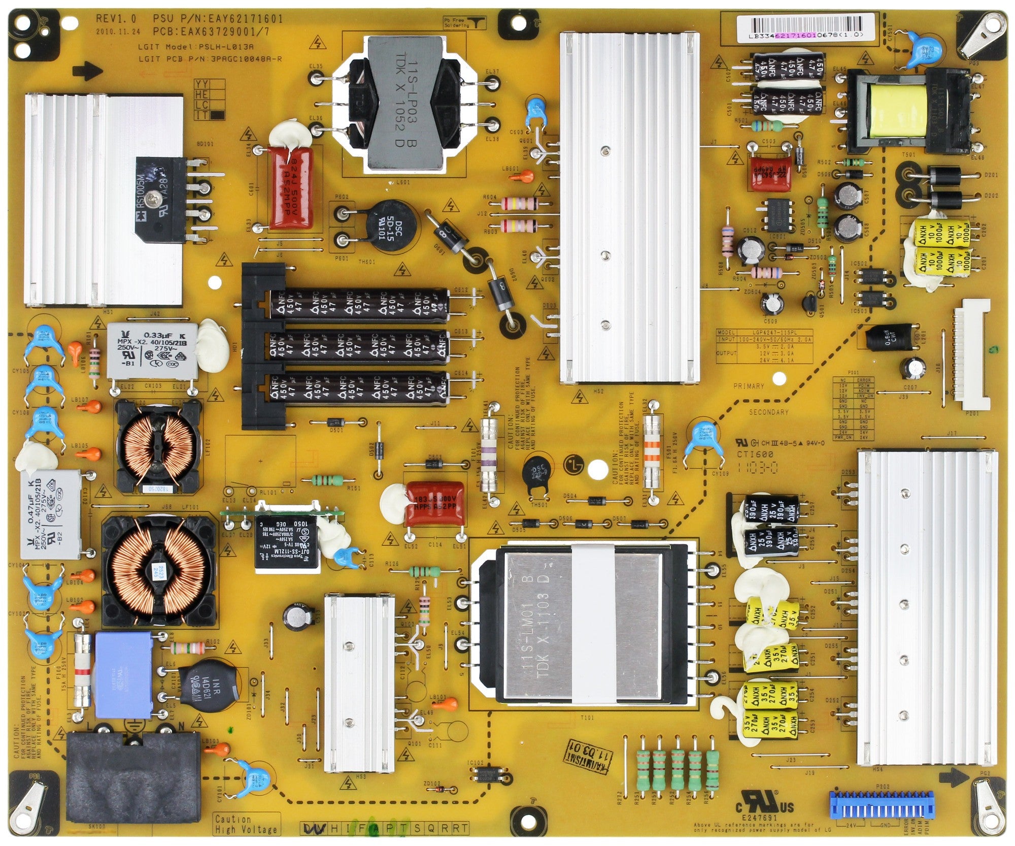 LG EAY62171601 (EAX63729001/7) Power Supply Unit