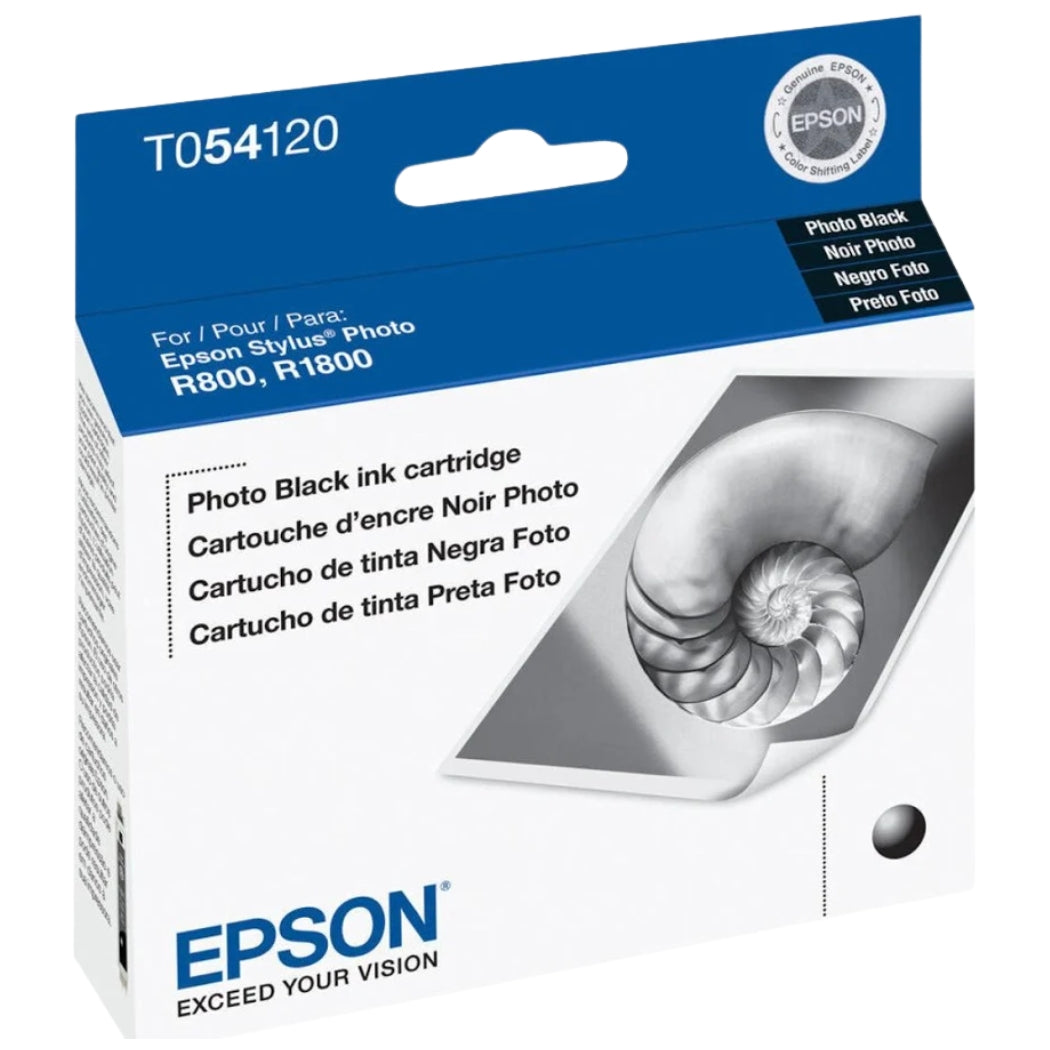 New, Pre-Owned - OEM Epson (T054) Photo Black Ink Cartridge, T054120
