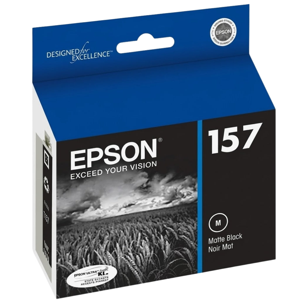 New, Pre-Owned - Epson T15782 Matte Black Ink Cartridge, T157820O