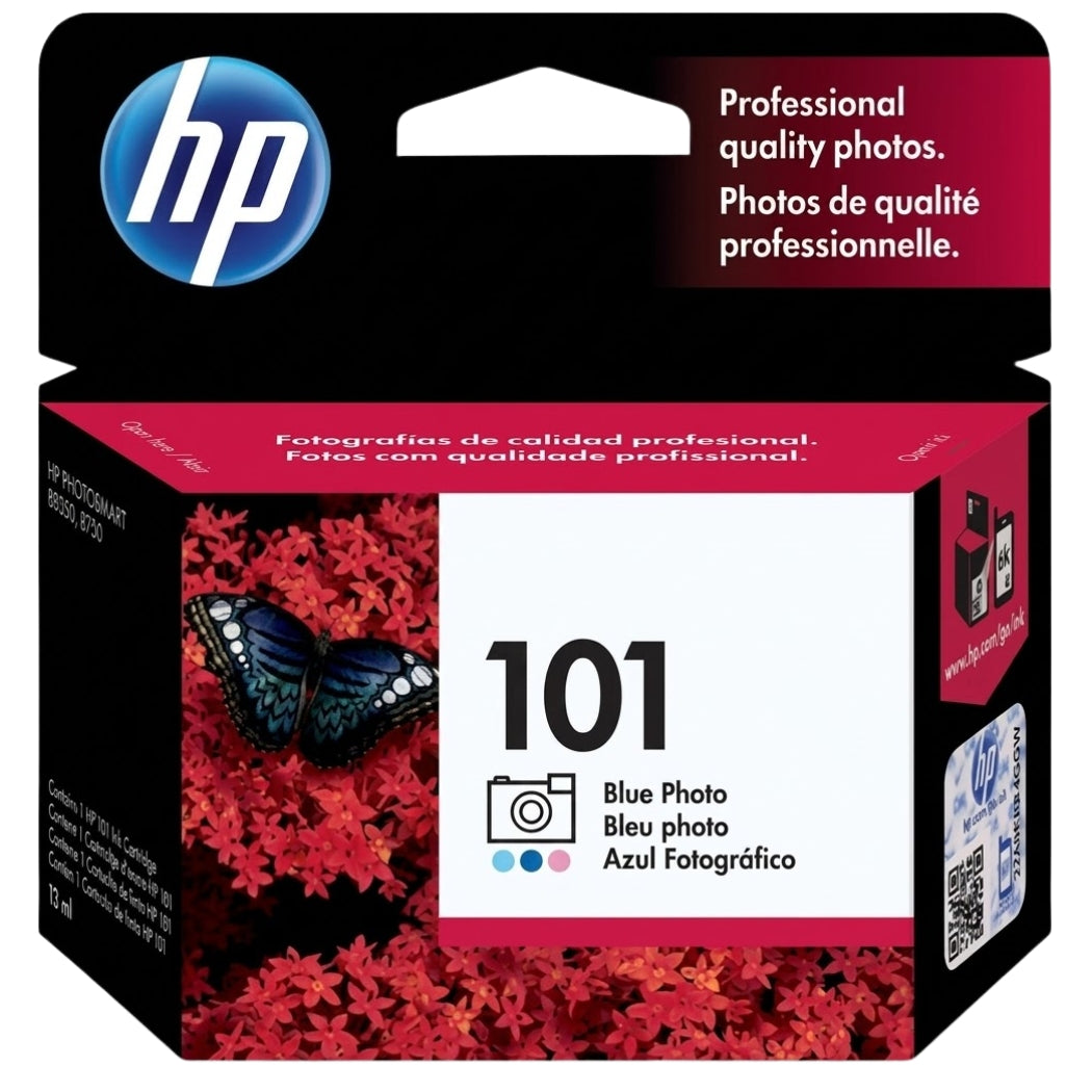 New, Pre-Owned - HP 101 Photo Blue (C9365AM) Standard Yield Ink Cartridge