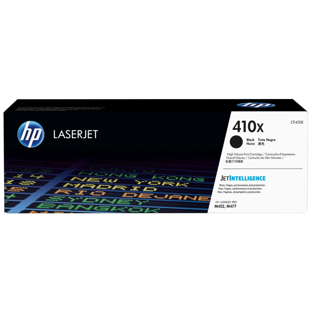 New, Pre-Owned - HP 410X High-Yield Black Laser Toner Cartridge, CF410X