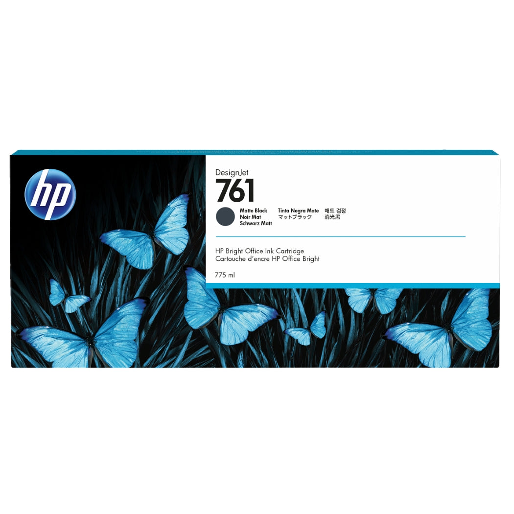 New, Pre-Owned - HP 761 775mL (CM997A) Matte Black Ink Cartridge