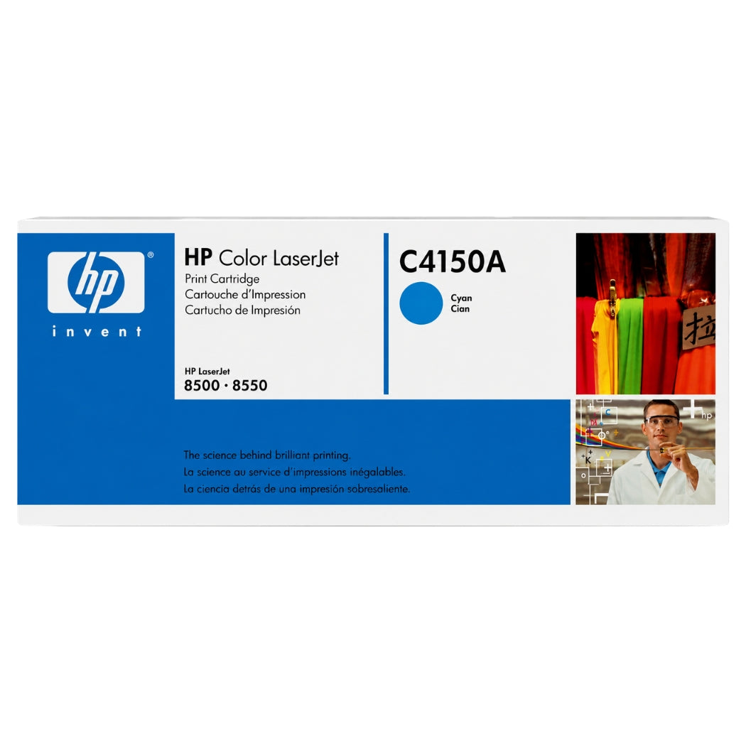 New, Pre-Owned - HP C4150A Cyan LaserJet Toner Cartridge