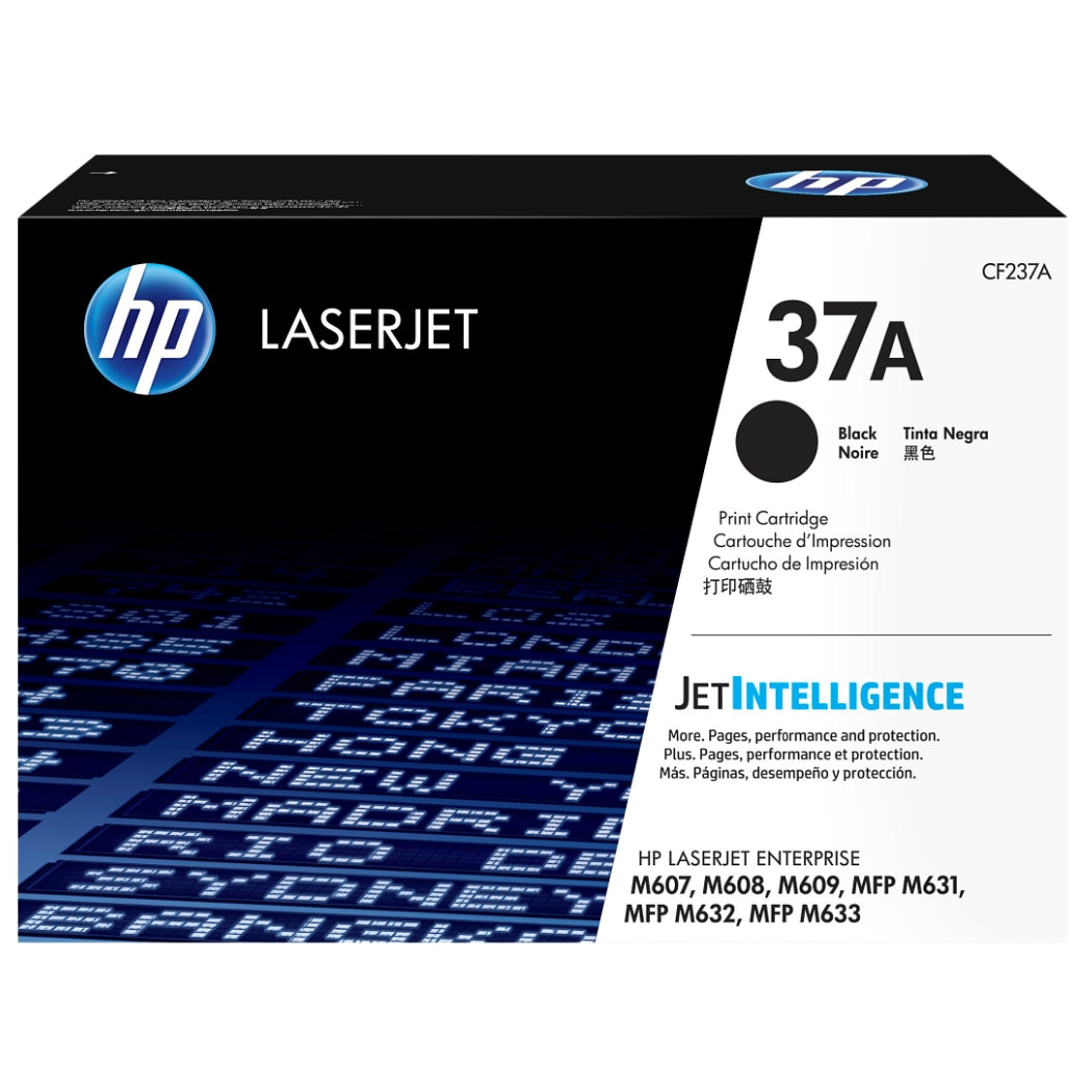 New, Pre-Owned - HP 37A Standard Yield Black Toner Cartridge, CF237A