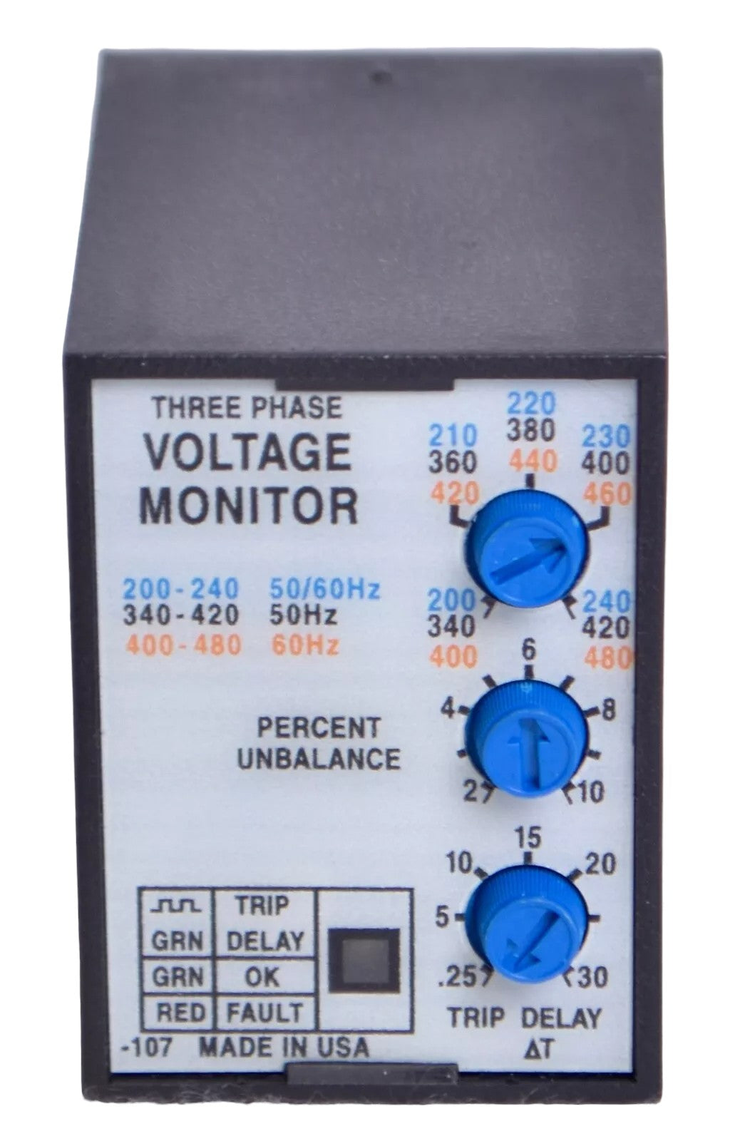 PLMU11 Littlefuse Phase Relay, Spdt, 200-408v, Socket Phase Monitoring Relay (TESTED)