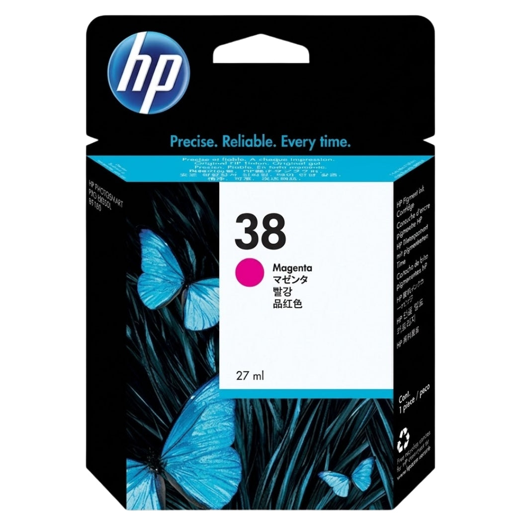 New, Pre-Owned - HP 38 Magenta (C9416A) Ink Cartridge