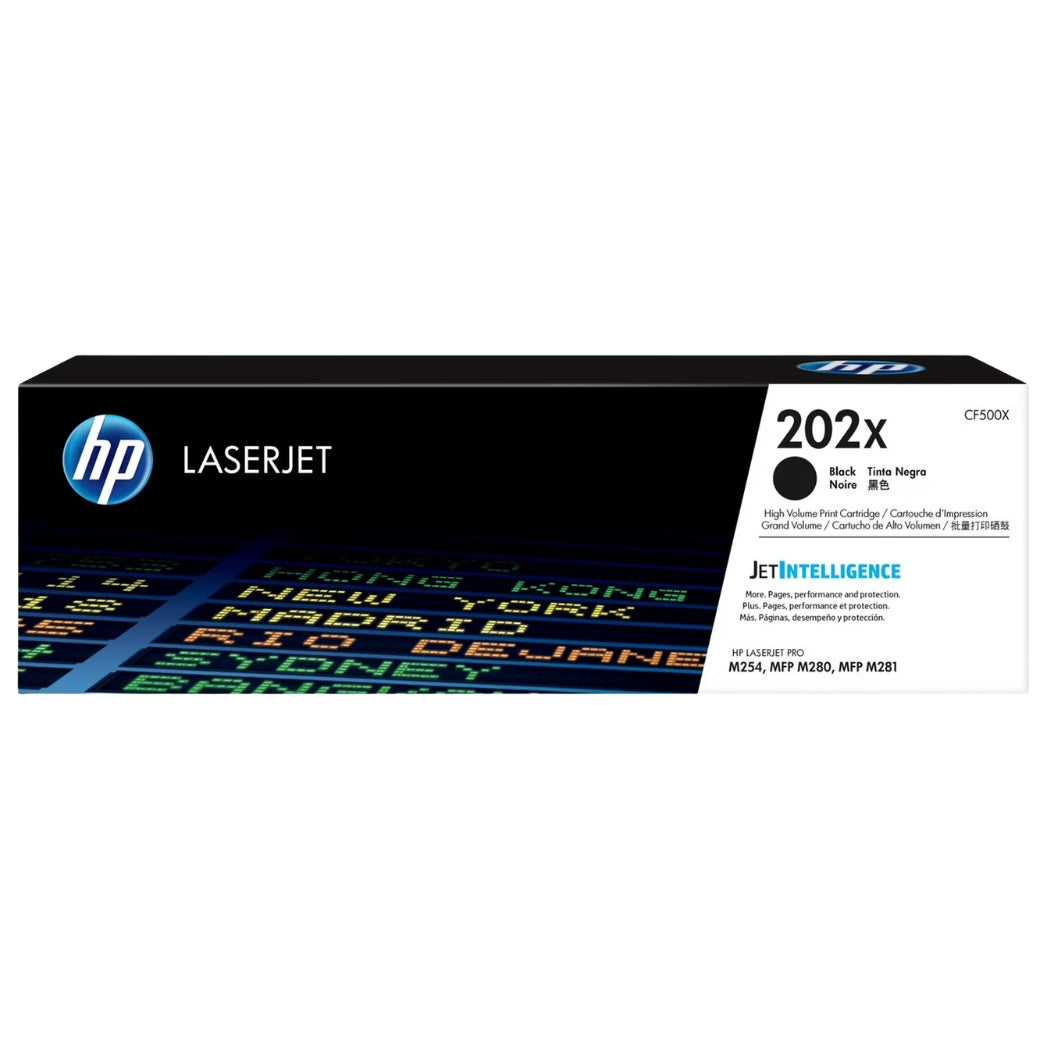 New, Pre-Owned - HP 202X High Yield Black Toner Cartridge, CF500X