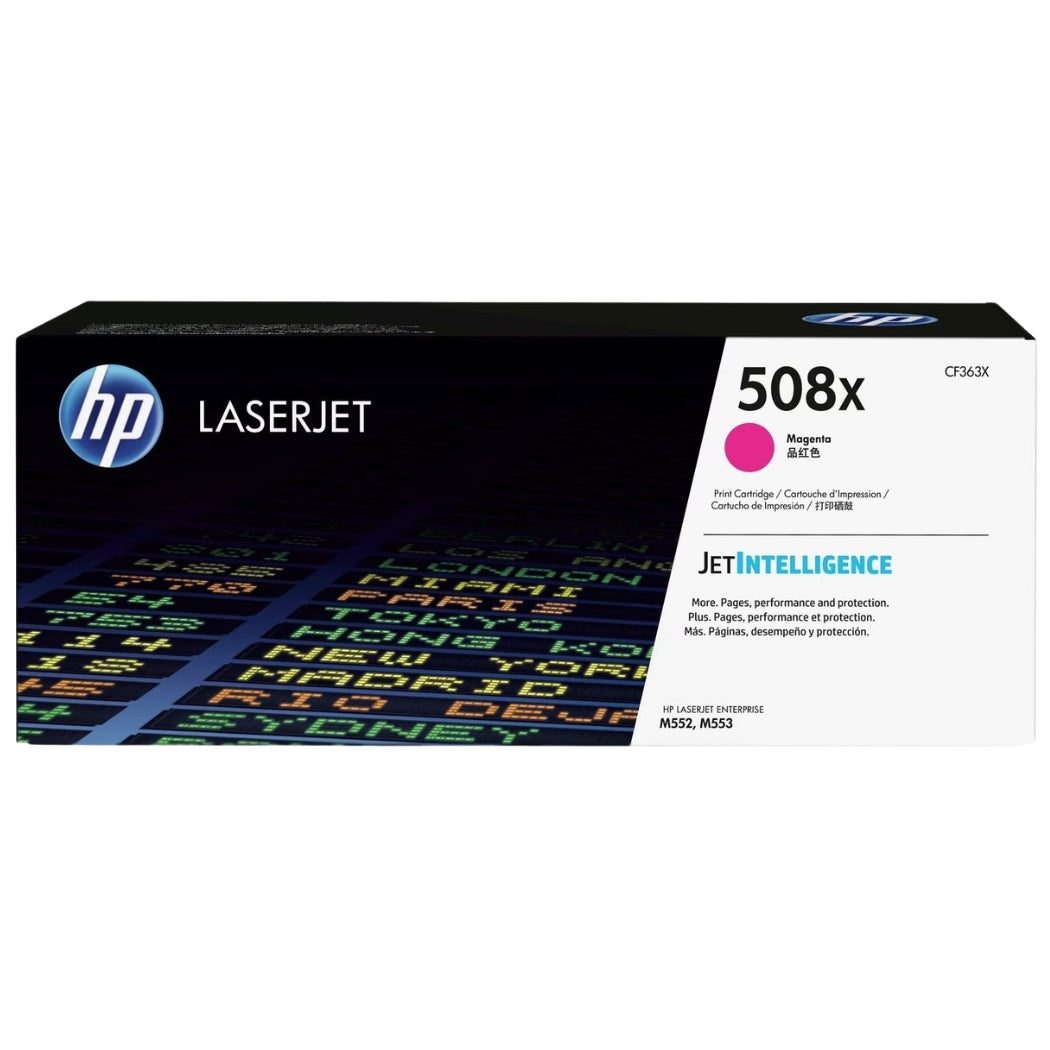 New, Pre-Owned - HP 508X High Yield Magenta LaserJet Toner Cartridge, CF363X