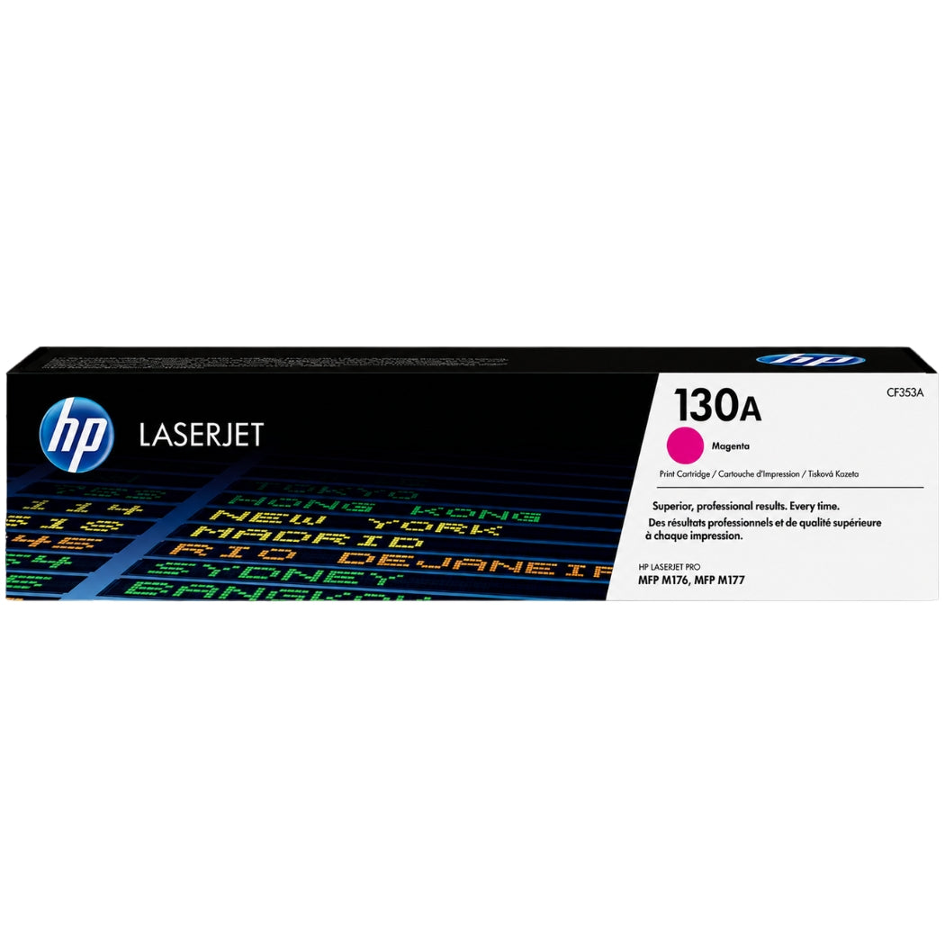 New, Pre-Owned - HP 130A Magenta LaserJet Toner Cartridge, CF353A