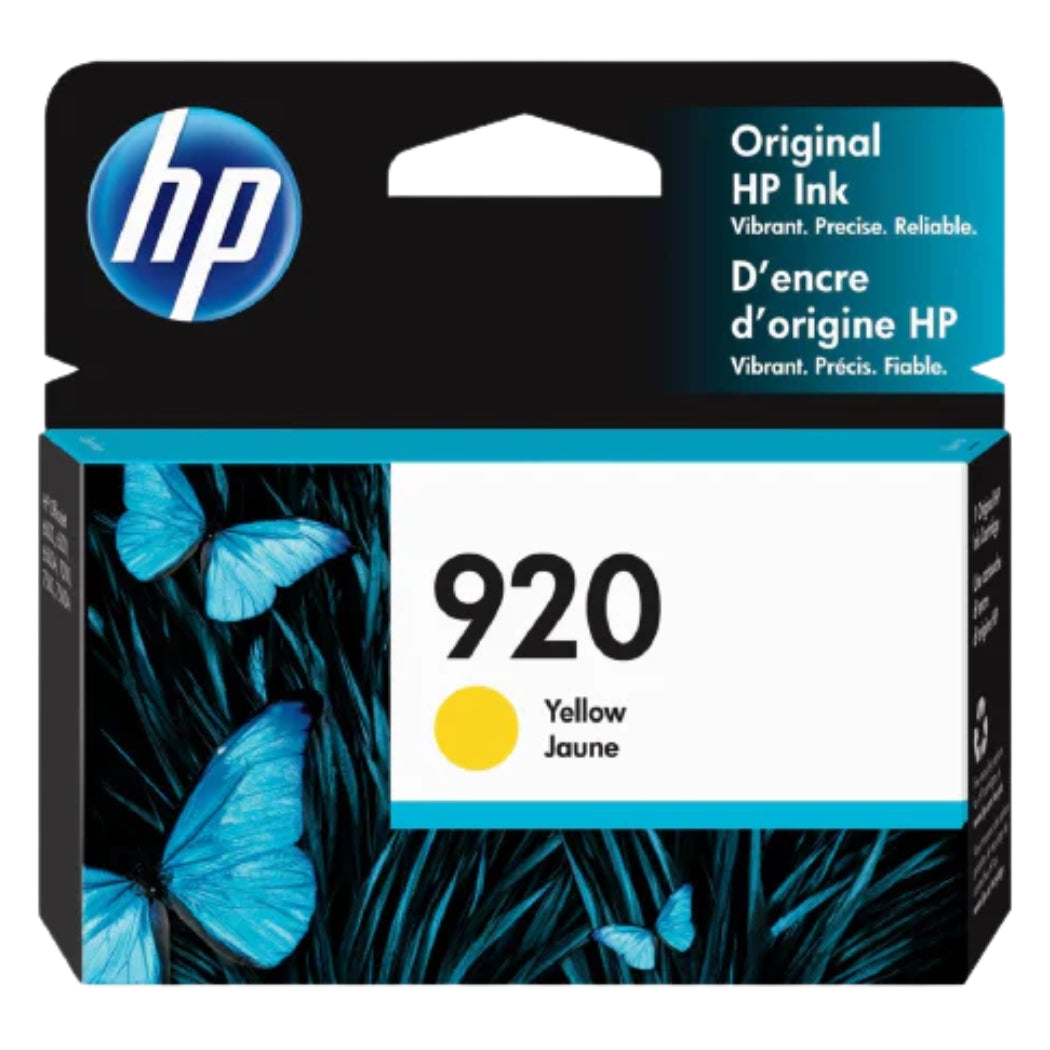 New, Pre-Owned - HP 920 (CH636AN) Yellow Ink Cartridge