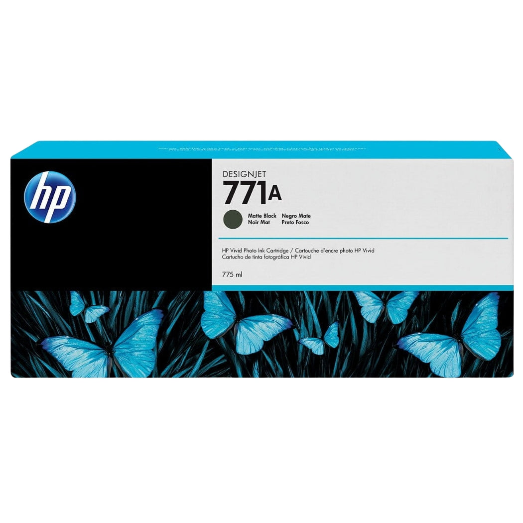 New, Pre-Owned - HP 771A 775-ml (B6Y15A) Matte Black Standard Yield Ink Cartridge
