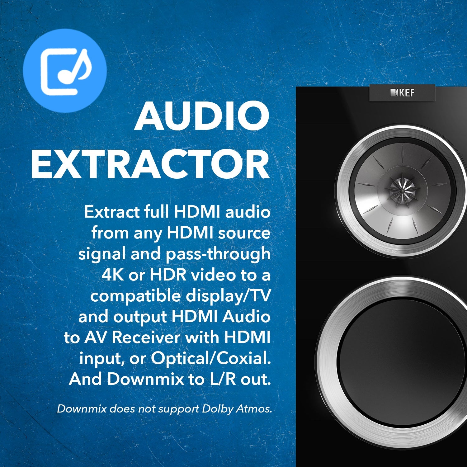 4K HDMI Audio Decoder & Downmixing w/ eARC Extract-HDA-939