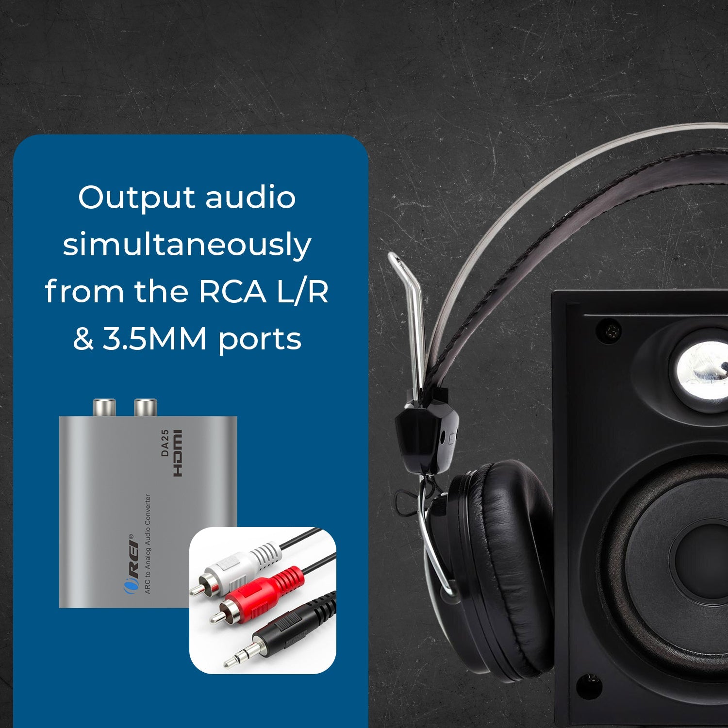 DA25 eARC/ARC to analog audio converter (DA25)