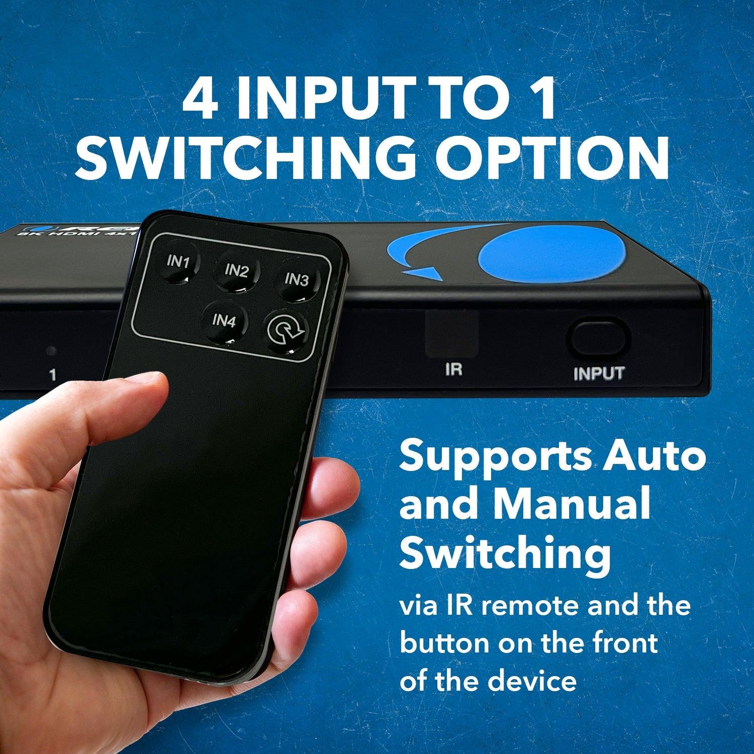 8K 4-port HDMI™ Switch-BK-401