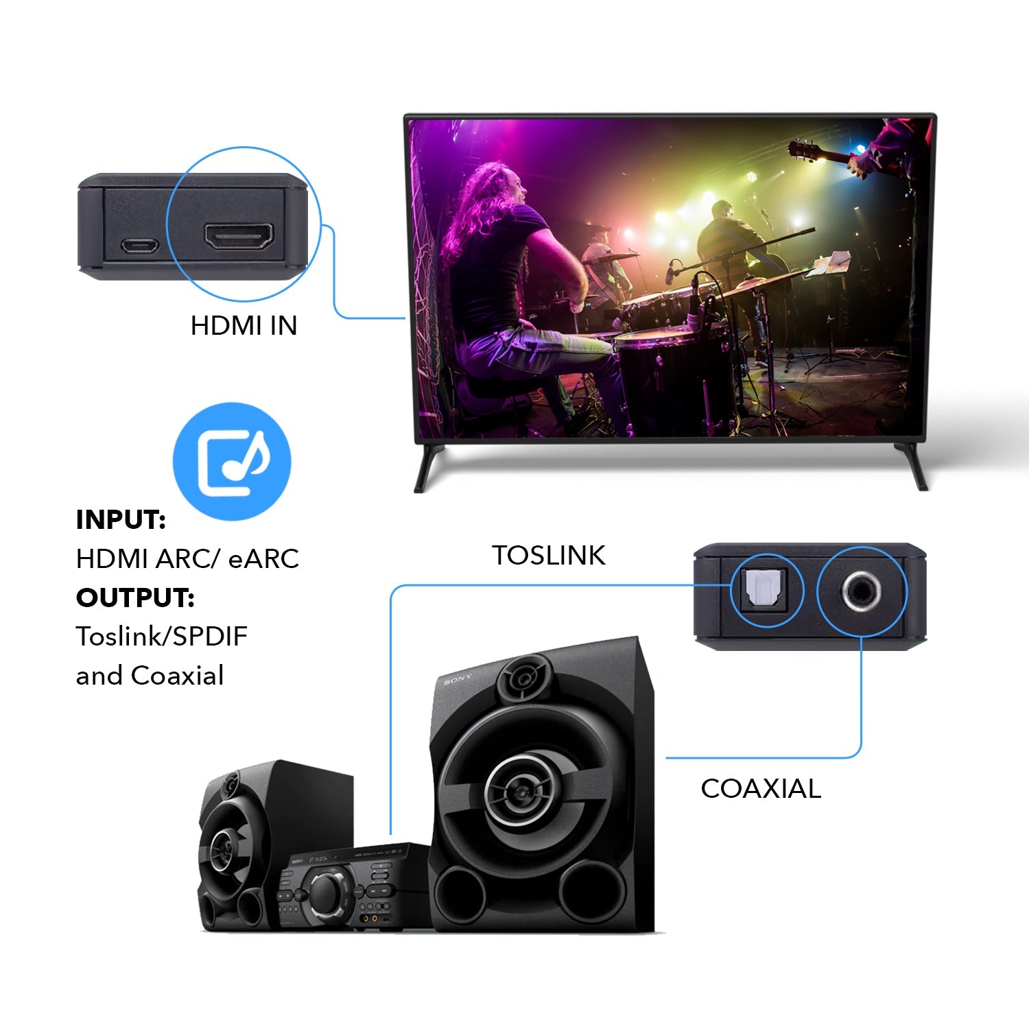 eARC/ARC to Digital Audio Converter-DA41