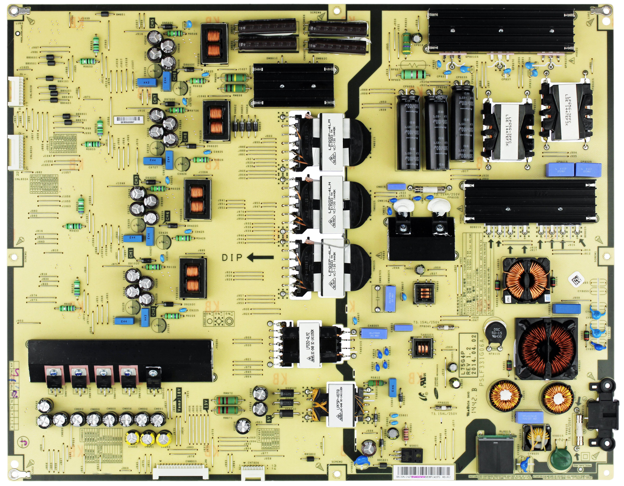 Samsung BN44-00747A Power Supply / LED Board