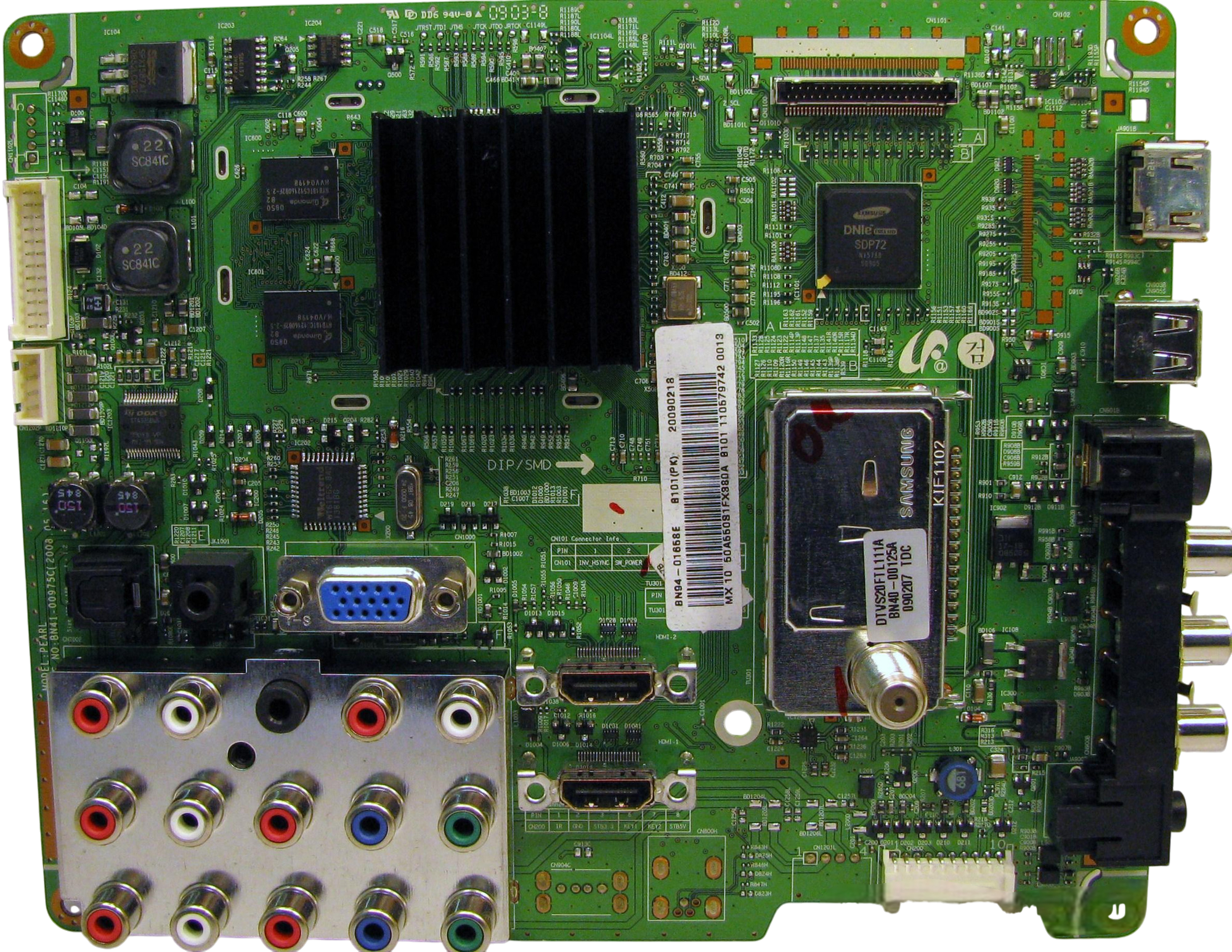 Samsung BN94-01658E Main Board for PN50A550S1FXZA