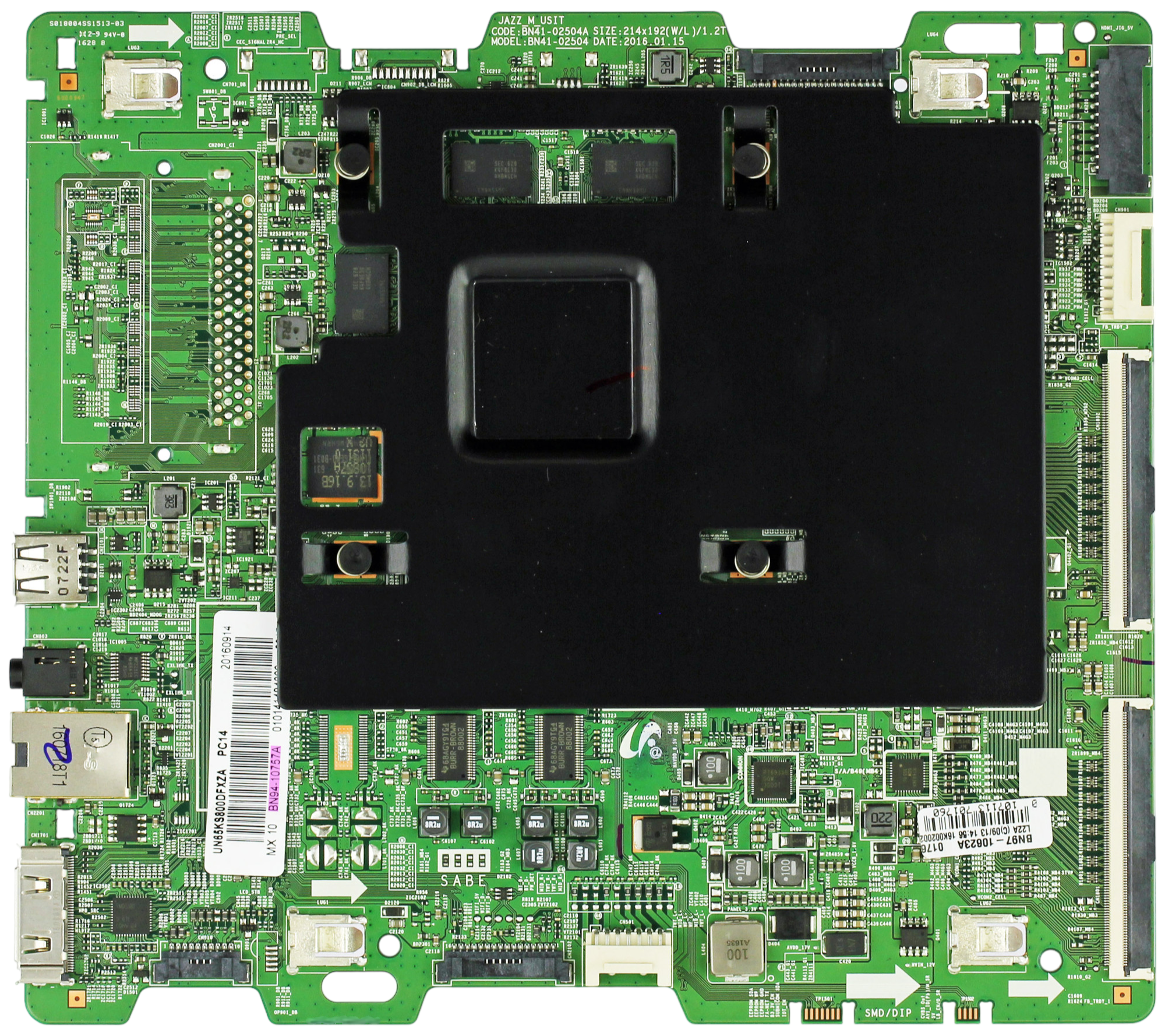 Samsung BN94-10757A Main Board for UN65KS800DFXZA (Version FA01)