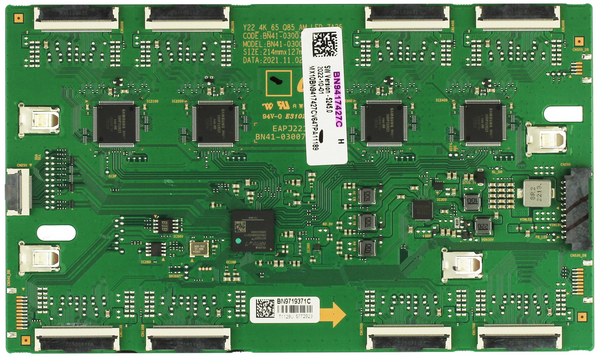 Samsung BN94-17427C MAIN SUBCON Board for QN65QN90BAFXZA