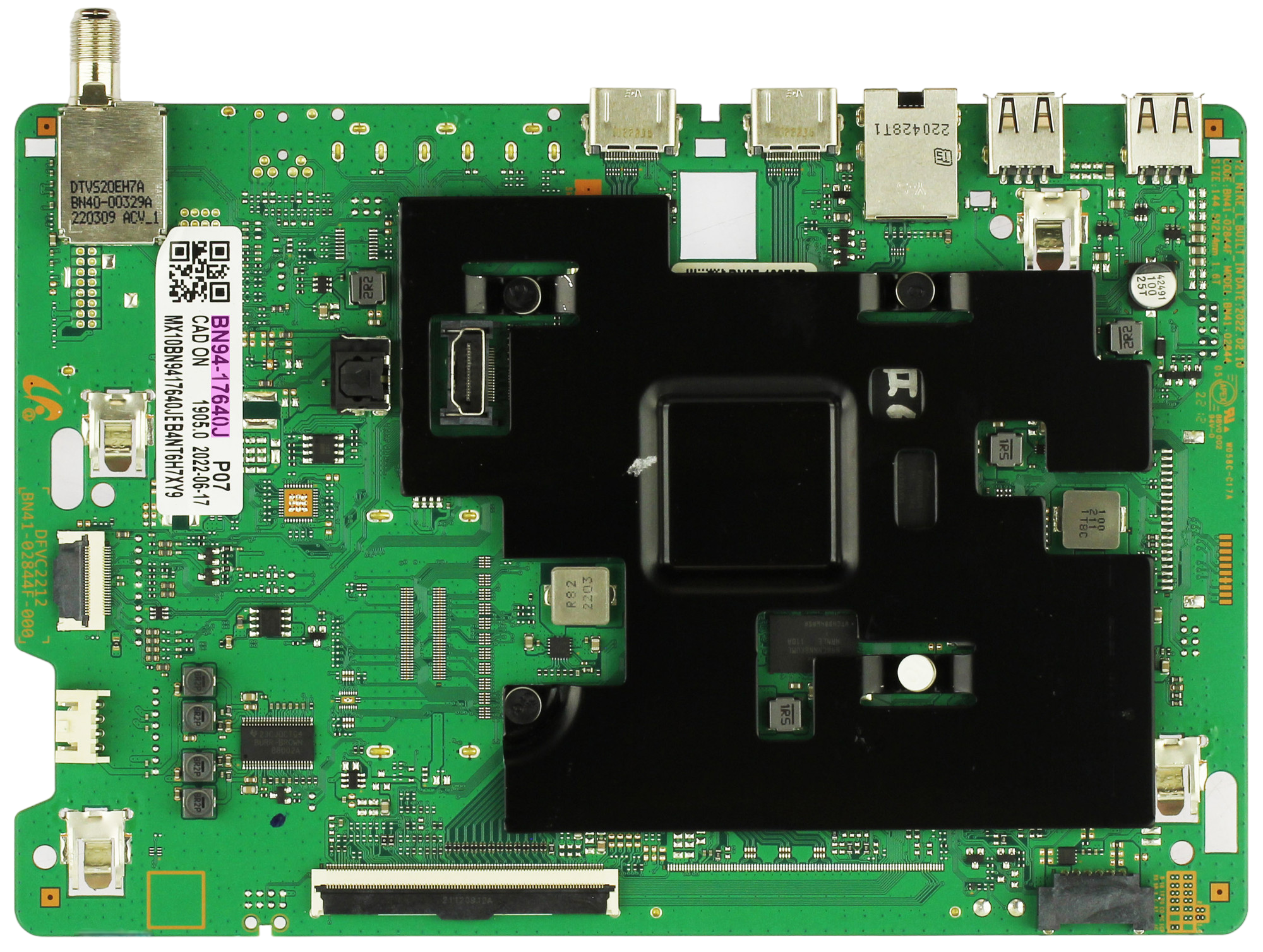 Samsung BN94-17640J Main Board for UN65AU8000FXZA (Version WA15)