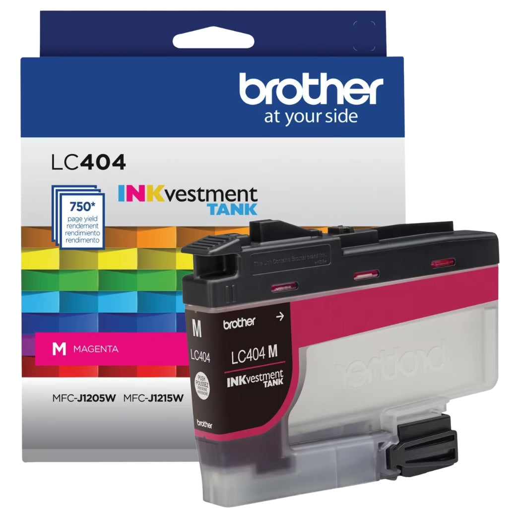 New, Pre-Owned - Brother LC404 Magenta Ink Cartridge