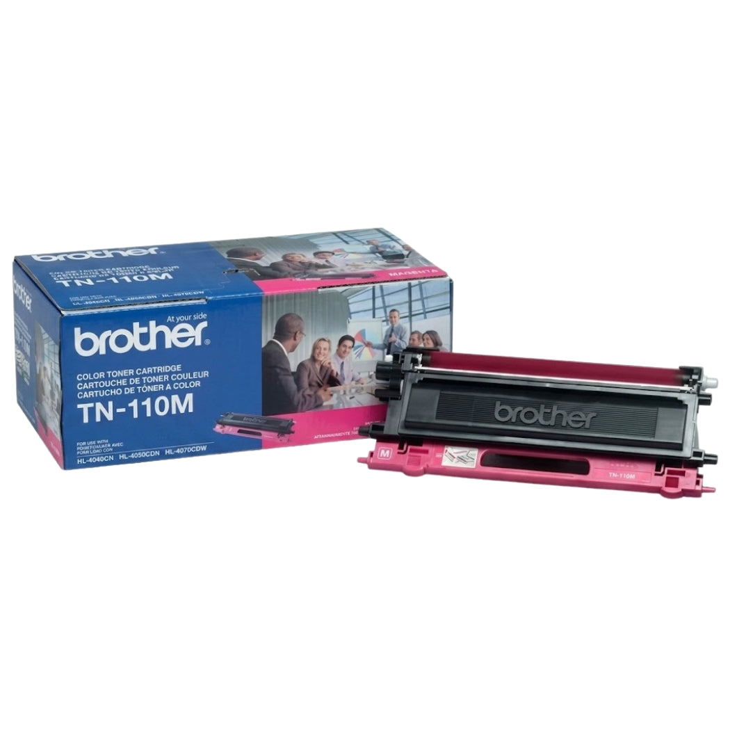 New, Pre-Owned - Brother TN-110M Magenta Toner Cartridge