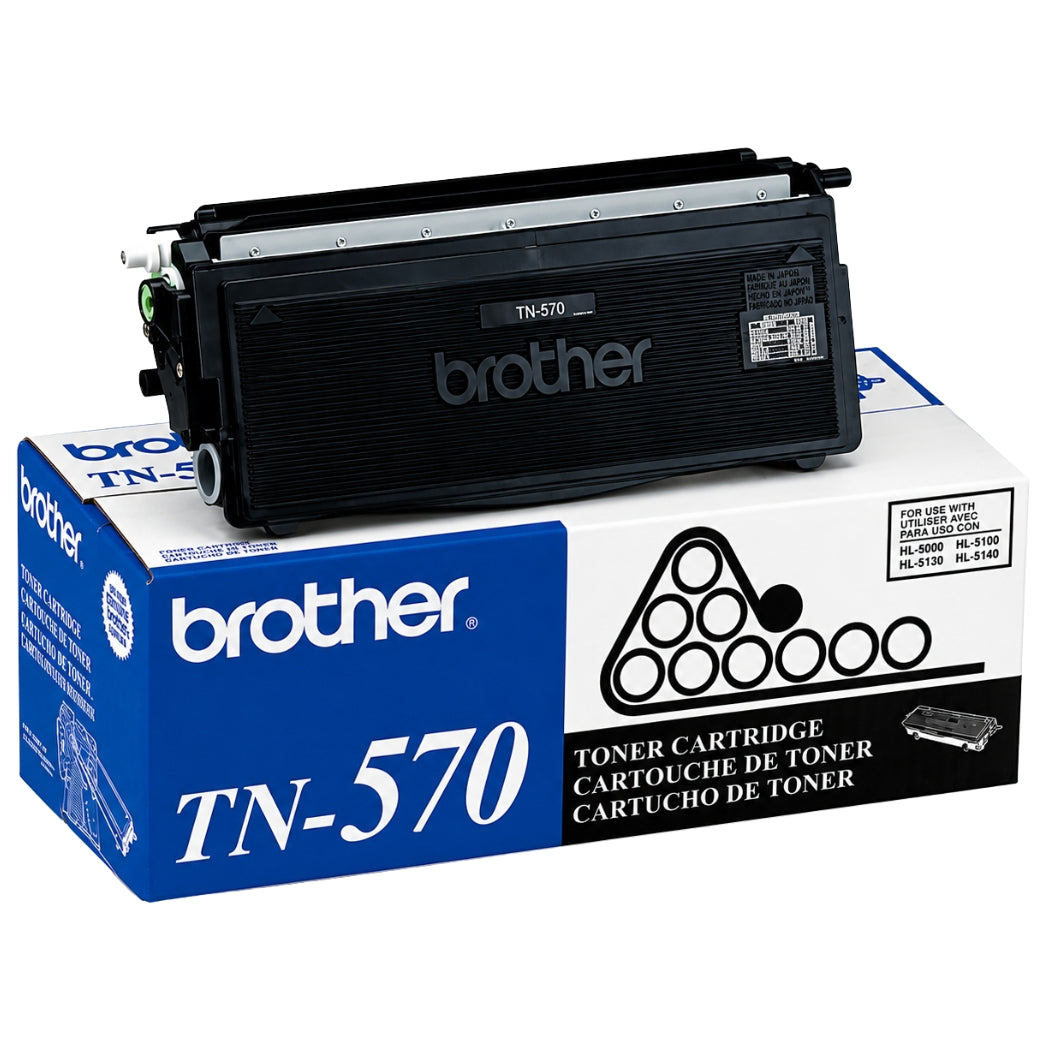 New, Pre-Owned - Brother TN-570 High Yield Black Toner Cartridges