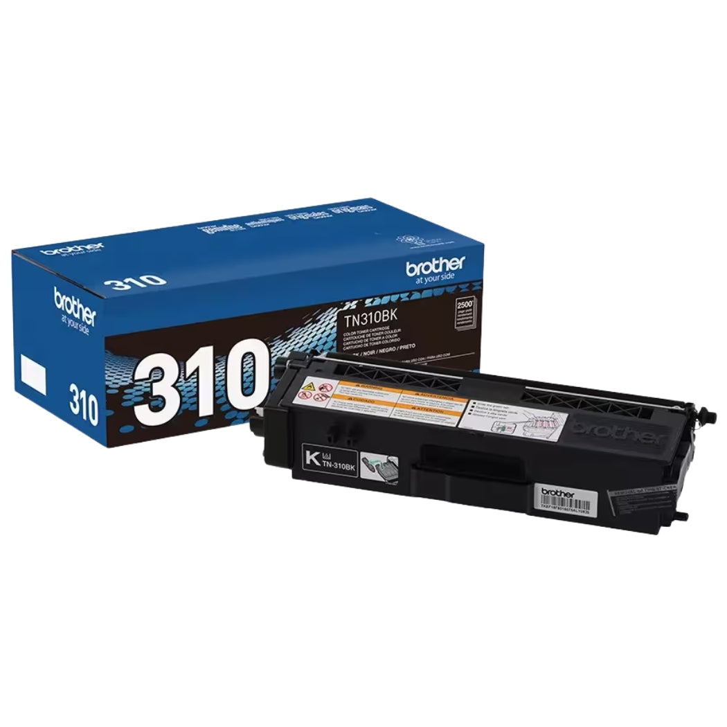 New, Pre-Owned - Brother TN310 Standard-Yield Black Laser Toner Cartridge, TN310BK