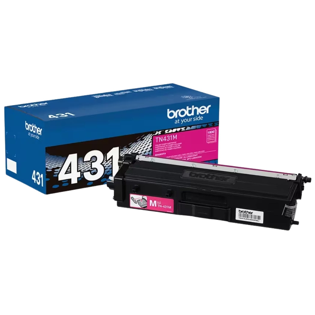 New, Pre-Owned - Brother TN431 Standard-Yield Magenta Toner Cartridge, TN431M