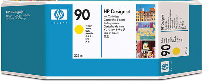 New, Pre-Owned - HP 90 Standard-Yield Yellow Inkjet Cartridge, C5064A