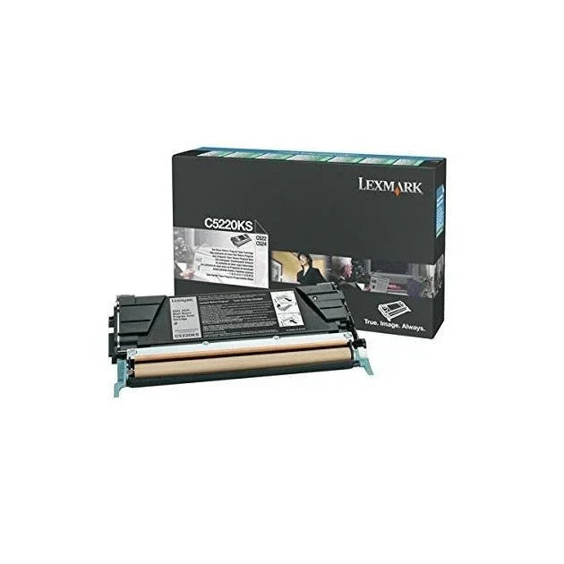New, Pre-Owned - Lexmark C522, C524, C53x Black Toner Cartridge C5220KS