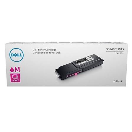 New, Pre-owned, Original Dell S3840/S3845 Standard Yield Magenta Toner Cartridge, C6DN5