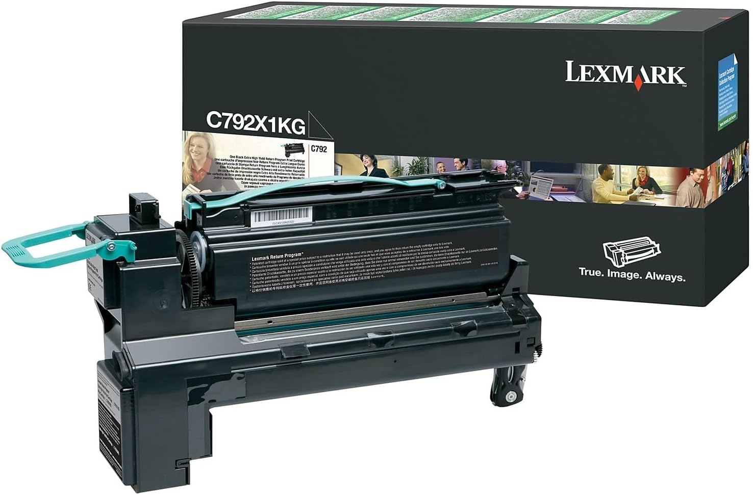 New, Pre-Owned - Lexmark C792X1KG Extra High Yield Black Toner Cartridge