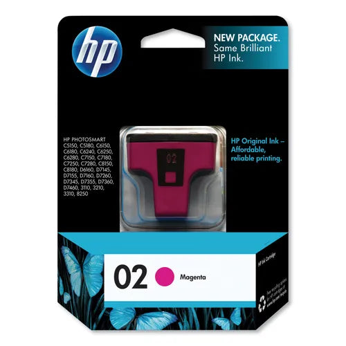 New, Pre-Owned - HP 02 Magenta Ink Cartridge, C8772WN