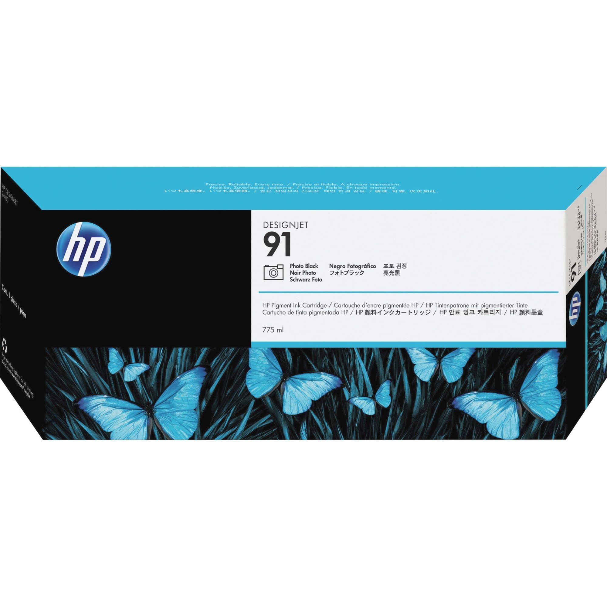 New, Pre-Owned - HP 91 775-ml (C9465A) Photo Black Ink Cartridge