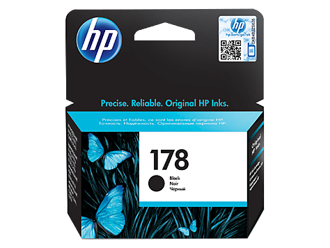 New, Pre-Owned - HP 178 Black (CB316HE) Ink Cartridge