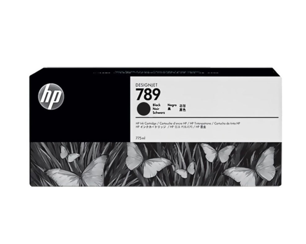 New, Pre-Owned - HP 789 (775mL) Black Ink Cartridge, CH615A