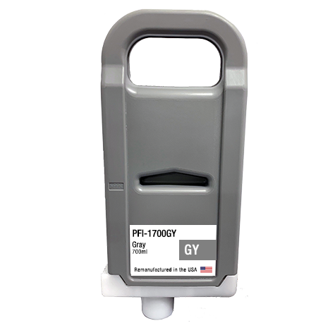 U.S. Remanufactured for Canon PFI-1700GY Gray Ink Cartridges