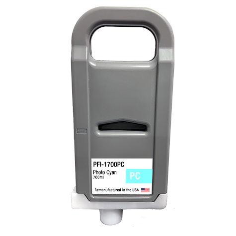 U.S. Remanufactured for Canon PFI-1700PC Photo Cyan Ink Cartridges