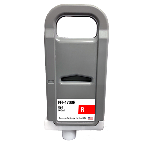 U.S. Remanufactured for Canon PFI-1700R Red Ink Cartridges