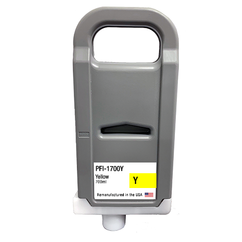 U.S. Remanufactured for Canon PFI-1700Y Yellow Ink Cartridges
