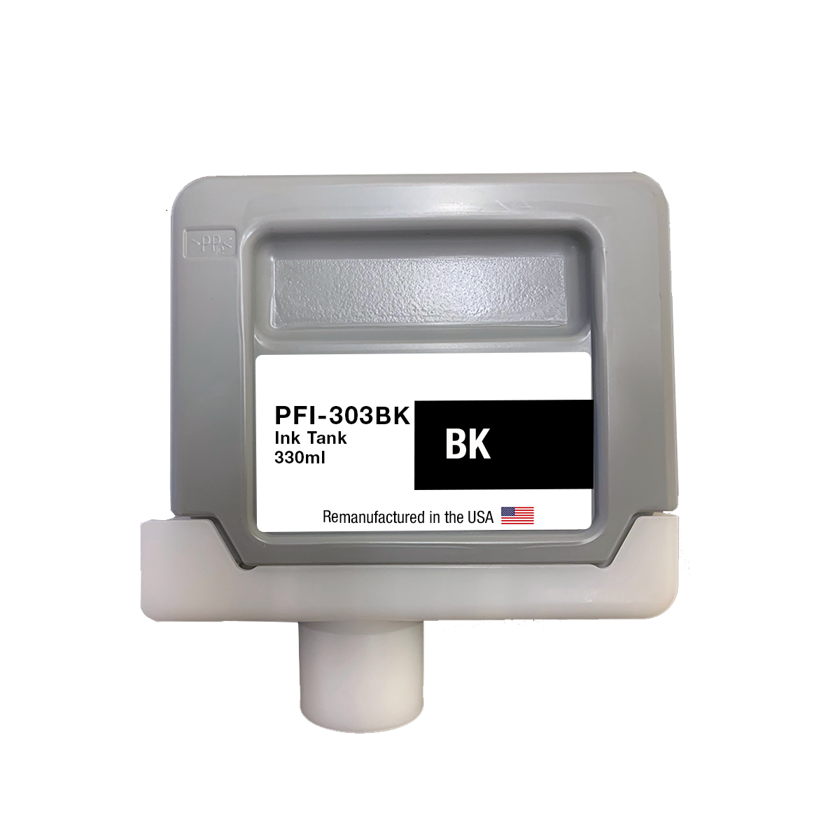 U.S. Remanufactured for Canon PFI-303BK 330ml Black Ink Cartridge