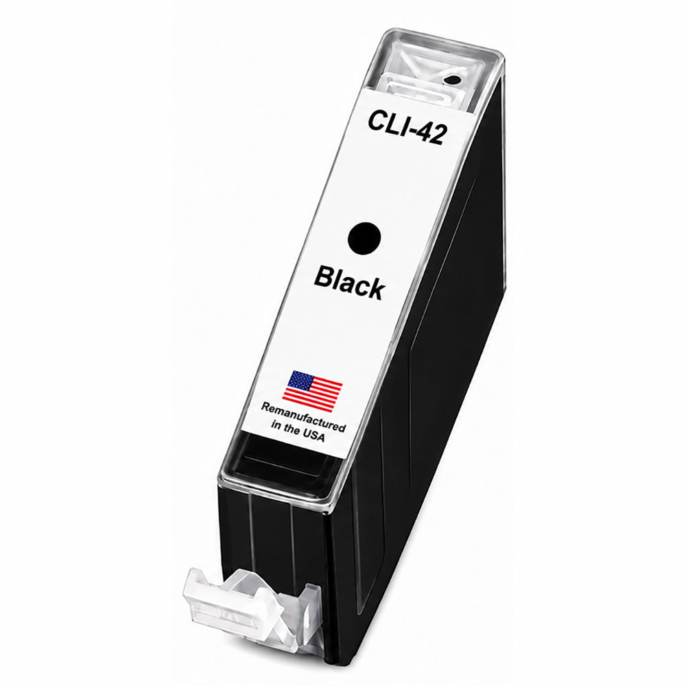 U.S. Remanufactured for Canon CLI-42 Black Ink Cartridge