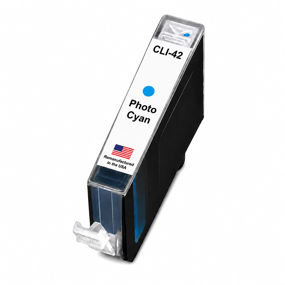 U.S. Remanufactured for Canon CLI-42 Photo Cyan Ink Cartridge