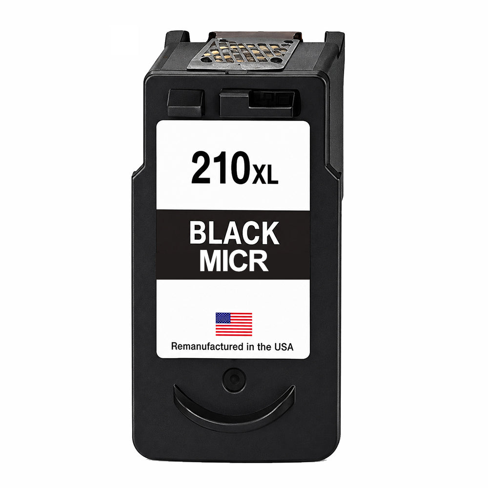 U.S. Remanufactured for Canon PG-210XL Black MICR Ink Cartridge