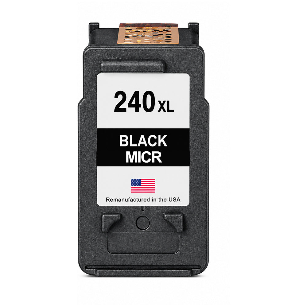 U.S. Remanufactured for Canon PG-240XL Black MICR High Yield Ink Cartridge