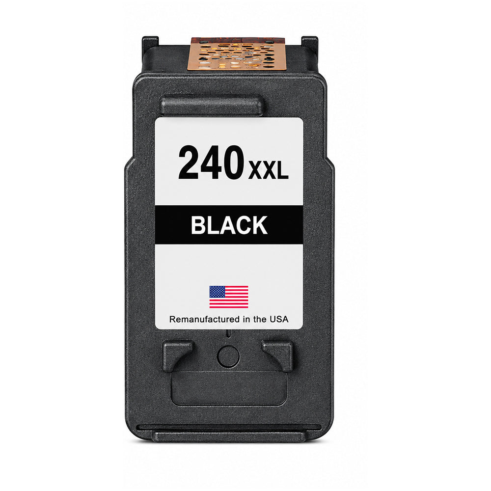 U.S. Remanufactured for Canon PG-240XXL Extra High Yield Black Ink Cartridge