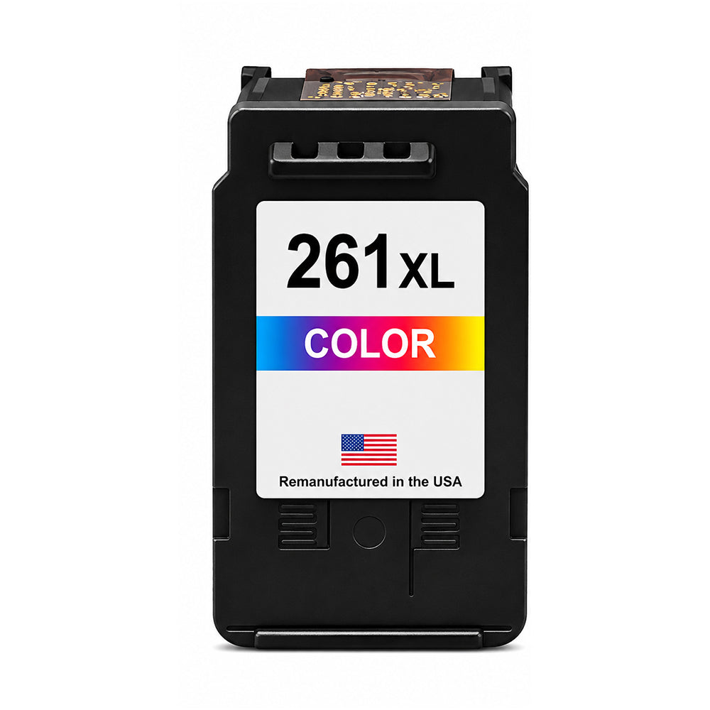 U.S. Remanufactured for Canon CL-261XL Color Ink Cartridge