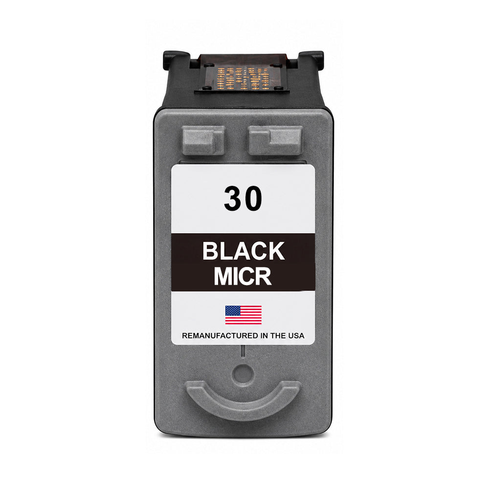 U.S. Remanufactured for Canon PG-30 Black MICR Ink Cartridges
