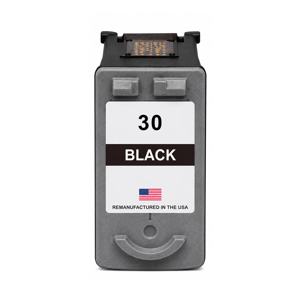 U.S. Remanufactured for Canon PG-30 Black Ink Cartridge